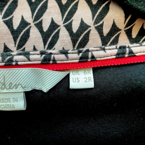 Boden | NWOT ROMILLY PINK HEARTS DRESS LONG SLEEVE COTTON JERSEY | SIZE 2 - Picture 10 of 11